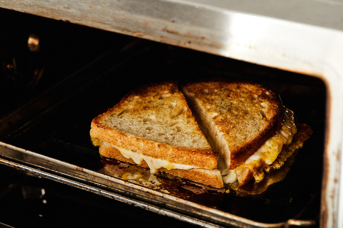 Toaster Oven Grilled Cheese Sandwich - The Short Order Cook